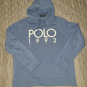 RALPH LAUREN POLO 1992 HOODY L LARGE HOODIE 92